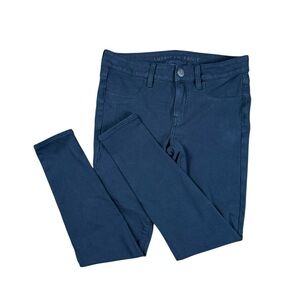 American Eagle Black Super Stretch Jeggings Size 4 Short